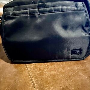Lug Classic Black Nylon Shoulder Bag